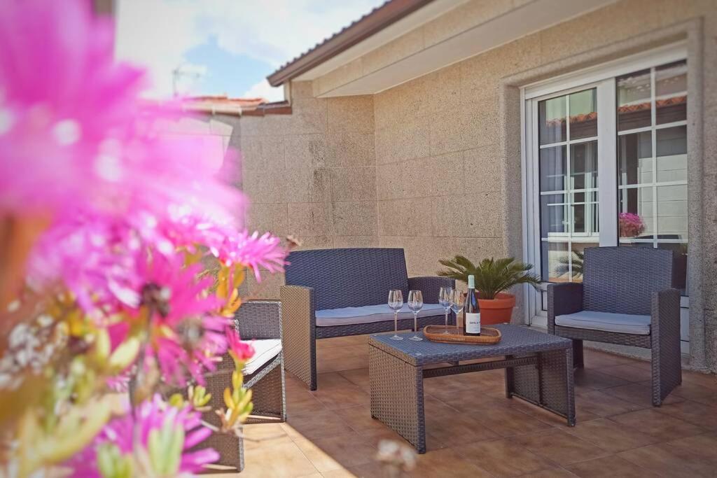 Casa Amplia Frente A La Playa Villa Cambados Dış mekan fotoğraf